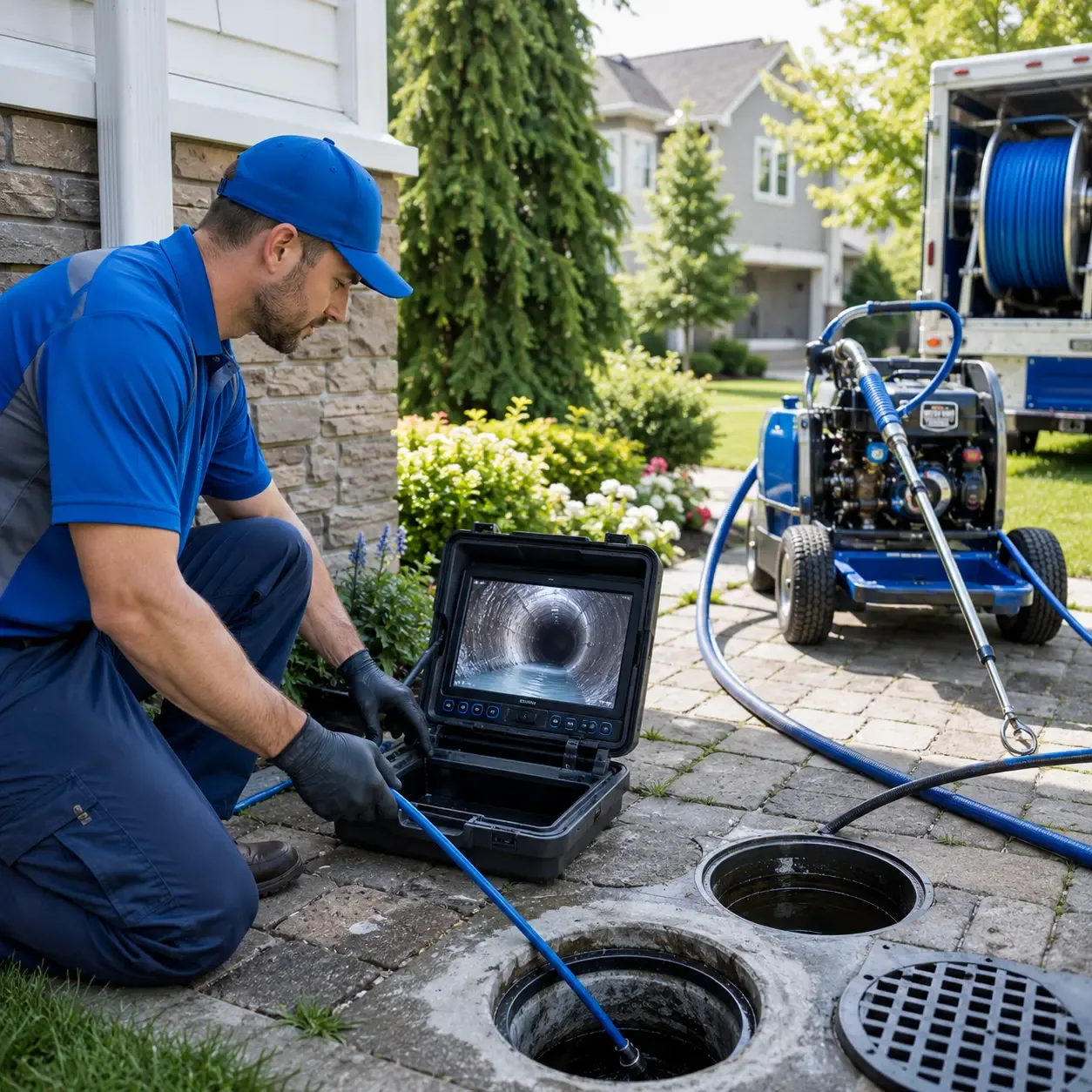 Outdoor drain cleaning professionals serving Patriot, IN